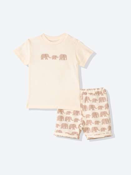 mothercare Unisex Kids
                    Printed Top with Shorts