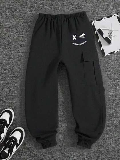 ASHIKTA ENTERPRISE Boys
                    Regular Fit Graphic Print Joggers