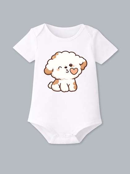 BLUSHES Infants Printed
                    Pure Cotton Bodysuit