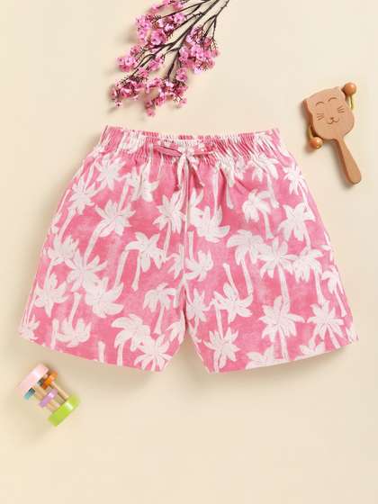 Biskid Girls Printed
                    Shorts