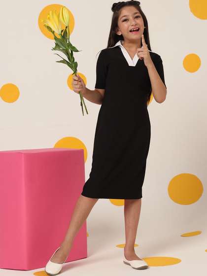 Cherry & Jerry Girls
                    Polo Collar Bodycon Mini Dress