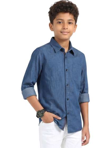 RS Fashions Boys
                      Comfort Casual Shirt
