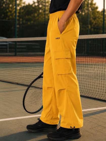 HRX by Hrithik Roshan
                    Regular Fit Brand Logo Training Track Pants