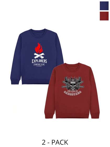 Cute Rascals Unisex
                      Kids Printed Sweatshirt
