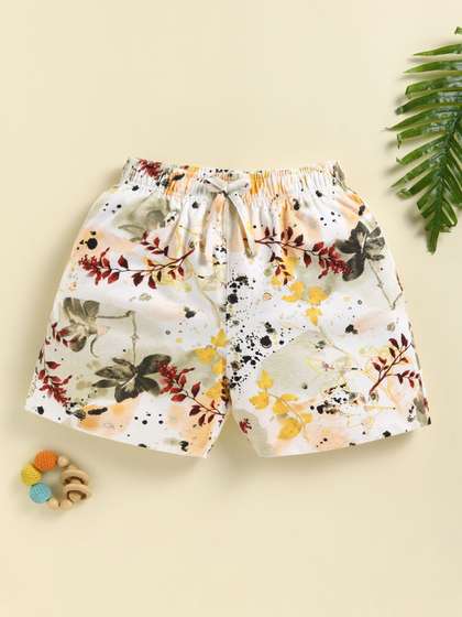 Biskid Girls Floral
                    Printed Shorts
