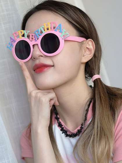Stoln Girls Black Lens
                    & Pink Round Sunglasses with