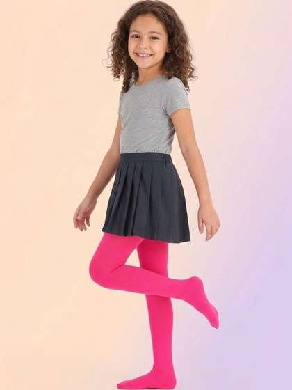 Qenixo Girls Warm Fleece
                    Lined Stockings