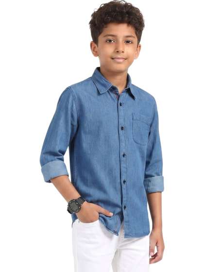 RS Fashions Boys Comfort
                    Casual Shirt