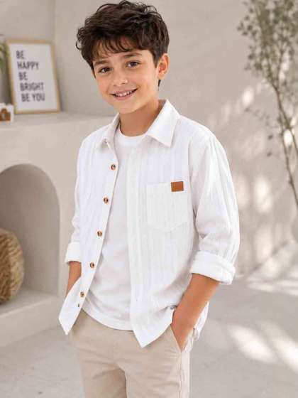 DANFORTH Boys Relaxed
                    Casual Shirt