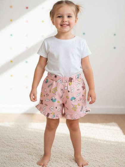 V-Mart Girls
                    Conversational Printed Shorts