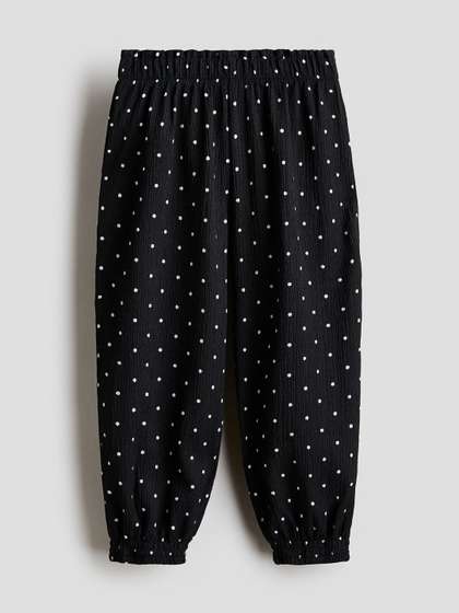 H&M Textured jersey
                    trousers
