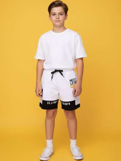 V-Mart Boys
                      Colourblocked Technology Shorts