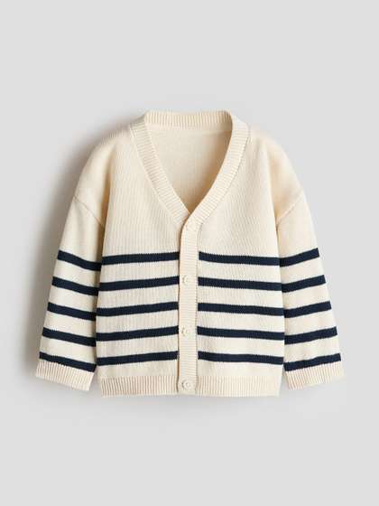 H&M Boys Striped
                    Cardigan