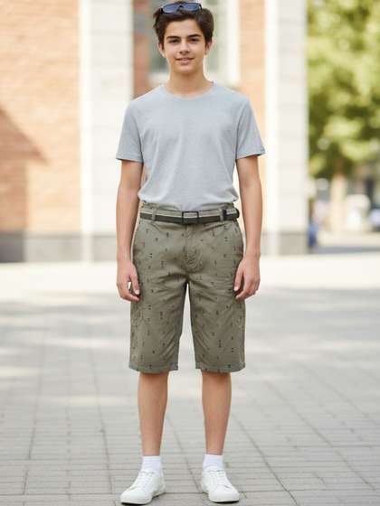 V-Mart Boys Printed
                      Cargo Shorts