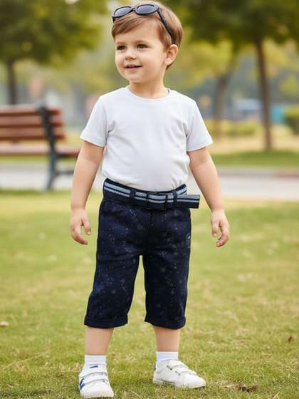 V-Mart Boys Printed
                    Shorts