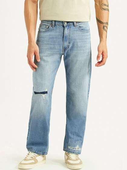 Levis Men Relaxed Fit Mid-Rise Jeans