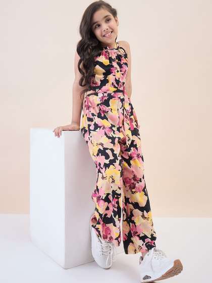 StyloBug Girls Printed
                    Basic Jumpsuit
