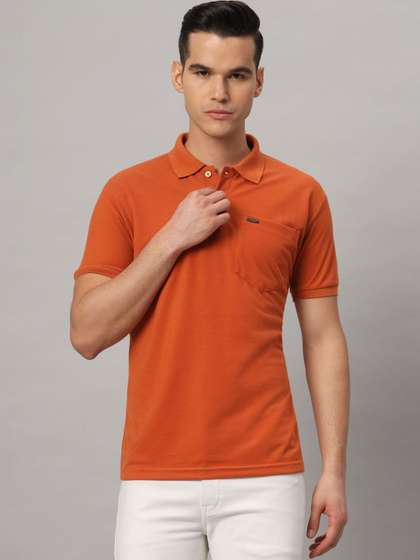Resilience Men Dri-FIT Polo Collar Pockets Slim Fit T-shirt