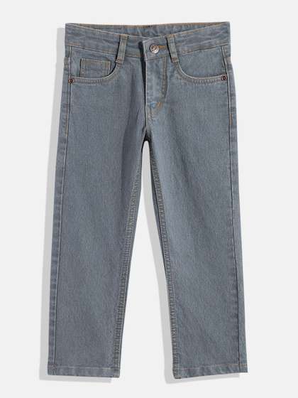 Urbano Juniors Boys
                      Slim Fit Mid-Rise Stretchable Jeans