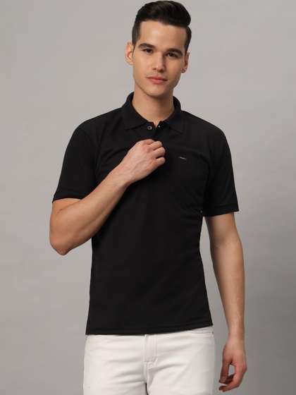 Resilience Men Dri-FIT Polo Collar Pockets Slim Fit T-shirt