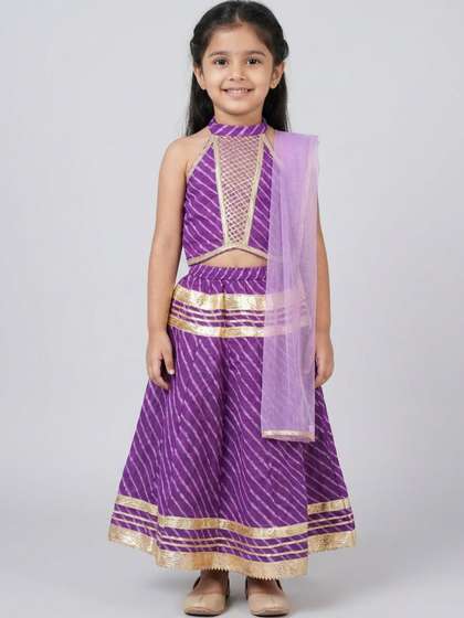 Sangria Girls
                    Embellished Ready to Wear Lehenga & Blouse With
                    Dupatta