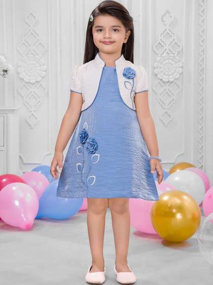 SNAZZYGIRL Embroidered
                    A-Line Dress