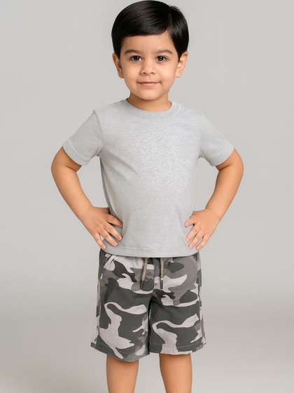YK Boys Camouflage
                    Printed Shorts