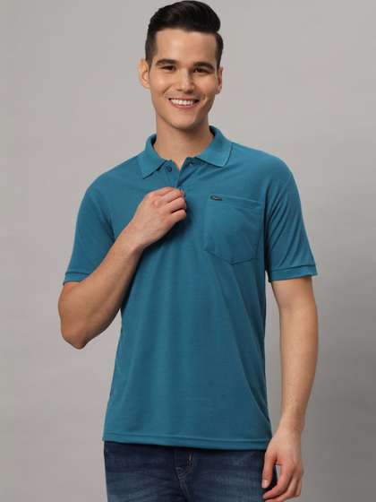 Resilience Teal Polo Regular Fit T-shirt