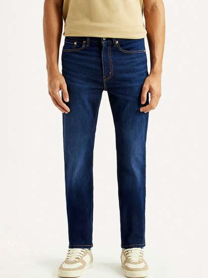 Levis Men Straight Fit Mid-Rise Jeans