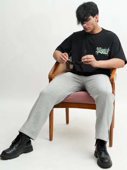 LazyGreg Typography Printed T-shirt