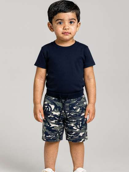 YK Boys Camouflage
                    Printed Shorts