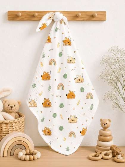 Cuddleloom Double Layer
                    Pure Cotton Swaddle