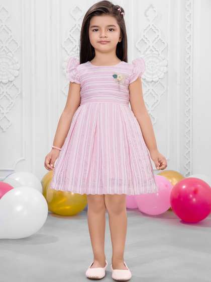 SNAZZYGIRL Striped Fit
                    & Flare Dress