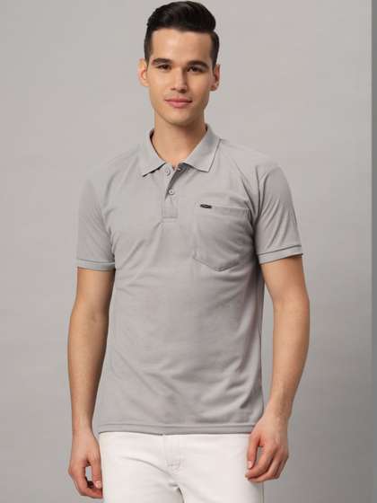 Resilience Men Dri-FIT Polo Collar Pockets Slim Fit T-shirt