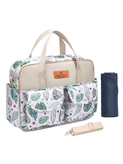 Motherly Grace Tote
                    Diaper Bag with Changing Mat Diaper Bags For Baby