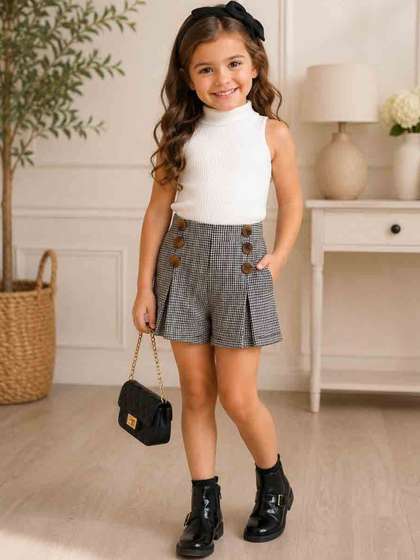 Parasense Girls T-shirt
                    with Shorts