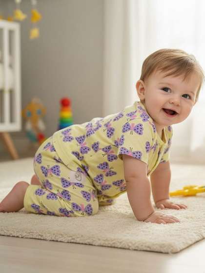 V-Mart Boys Printed
                    T-shirt with Pyjamas