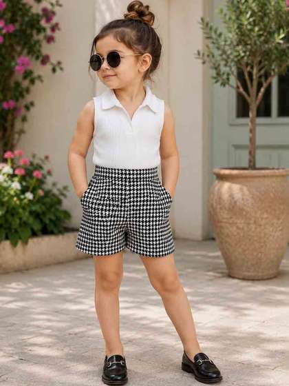 Parasense Girls Top
                      with Shorts