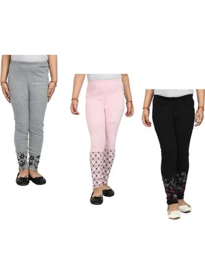 MTI FASHIONS Girls Multi
                    Cotton Leggings