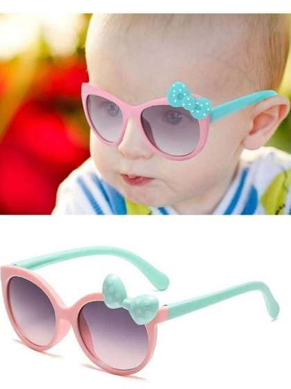 SPADEACES Unisex Kids
                    Grey Lens & Pink Other Sunglasses with