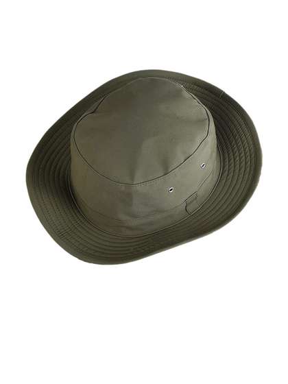 Infispace Men Green
                      Embroidered Bucket Hat