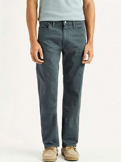 Levis Men Straight Fit Mid-Rise Jeans