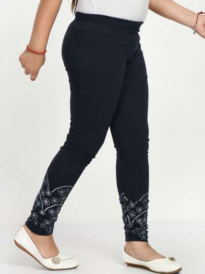 MTI FASHIONS Girls Multi
                    Cotton Leggings