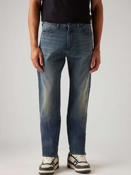 Levis Men Straight Fit Mid-Rise Jeans