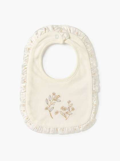 Giggles by Babyshop
                    Girls Embroidered Cotton Bibs