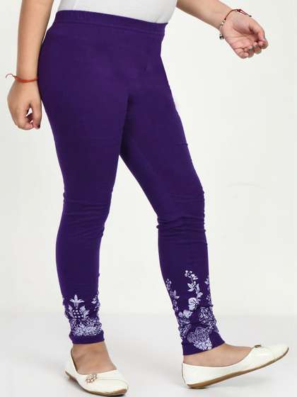 MTI FASHIONS Girls
                      Multi Cotton Leggings