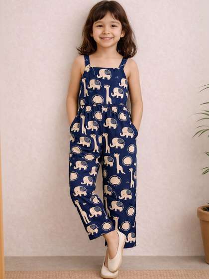 Urban Birdie Girls
                    Printed Jumpsuit