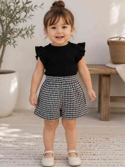 Parasense Girls Top with
                    Shorts