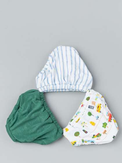 BeeLittle Pack of 3
                    Printed Assorted Cotton Basic Briefs