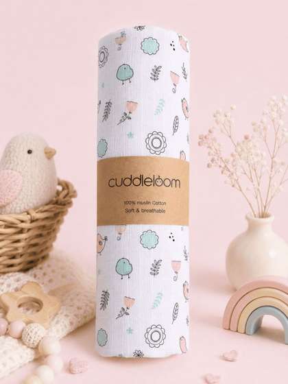 Cuddleloom Double
                      Layer Pure Cotton Swaddle